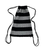 STRIPE KNIT BACKPACK