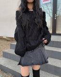 Zito Black Blue Cargo Mini Skirt