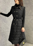 Erne Quilting Collar Lightweight Padding Vest One Piece (Belt Set)