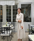 Renea Satin Flare Skirt