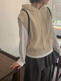 Haribu Knit Hood Vest