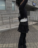 Capy Layered Tiered Mini Skirt