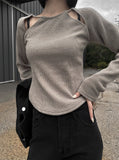 3 hole ribbon knitwear