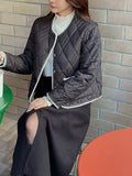 Seo Quilting Color Matching Lightweight Padding Jacket