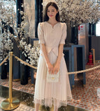 S/S Crete Color Scheme Pleats One Piece