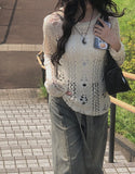 Rube Punching Net Knit