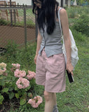 Deo button split sleeveless
