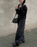 Center Hood Crop Cardigan