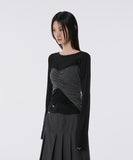 Bustier Layered Long Sleeve