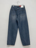 310 Pleated Wide Denim Pants