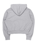 HIGHNECK CROP HOODIE ZIP-UP