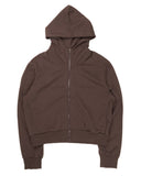 HIGHNECK CROP HOODIE ZIP-UP