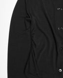 DOUBLE BUTTON SHIRRING CARDIGAN