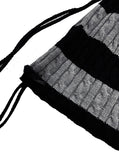 STRIPE KNIT BACKPACK