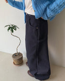 Yuiko Raw Wide Denim Pants