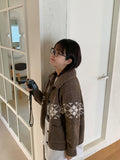 Accu Nordic Wool Mix Color Cardigan