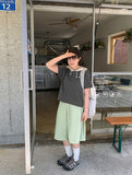 Dishe Side Tuck Banding Bermuda Pants