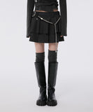Layered Pleats Skirt