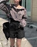 Nulls Damage Short Denim Pants
