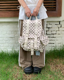 Mukkin Dot Buckle Pocket Backpack
