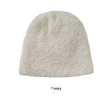 FANNING ANGORA BEANIE