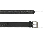35mm real leather stud belt