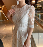 Elzes See-Through One Piece Short Sleeve Ver