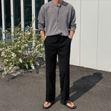 Air Cool Banding Semi Wide Slacks
