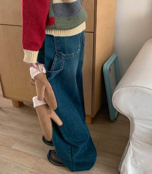 【BAON】Timbad Painter Washing Balloon Denim Pants BAON (バオン) - ティムバッドペイントウォッシングバルーン