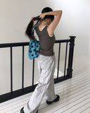 Inti Blue Big Dot Shoulder Bag