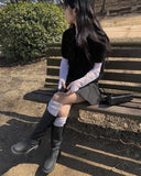 Soft Angora Short Sleeve Cardigan