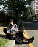 24SS Curved Joint Bermuda Pants