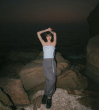 Drape Layered Maxi Skirt