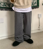 Fenme Brushed Banding Layered Pants