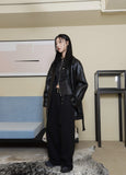2BB QUILTING LEATHER COAT