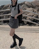 Karoo nylon-string mini skirt