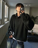 Lowe cable collar knit