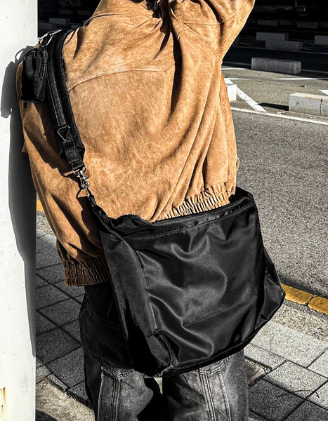 【COSYHARU】Keyring Silver & Black Crossbag COSYHARU (コシハル) - キーリングシルバー&ブラッククロス