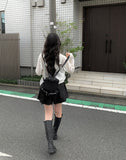 Pote Rouge Hood Strap Cardigan