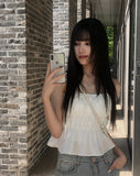 Enjou Ribbon Silver Necklace