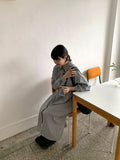 Edia Check Shirt Long One Piece