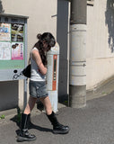 Beta Cargo Washing Mini Skirt