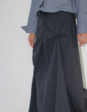 FLOWING DART DRAPE SKIRT