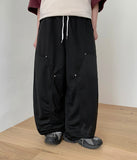 Yank Rivet Banding Wide Pants