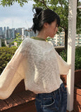 BOAT NECK LAYER KNIT