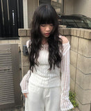 Fundy See-Through Strap Long Sleeve T-Shirt