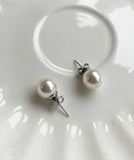 Swan Pearl Earrings