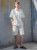 TWO LINE CHINO SHIRT