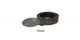 SUEDE OVAL BUCKLE BELT