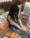 Grip Flower Cardigan Sleeveless Set